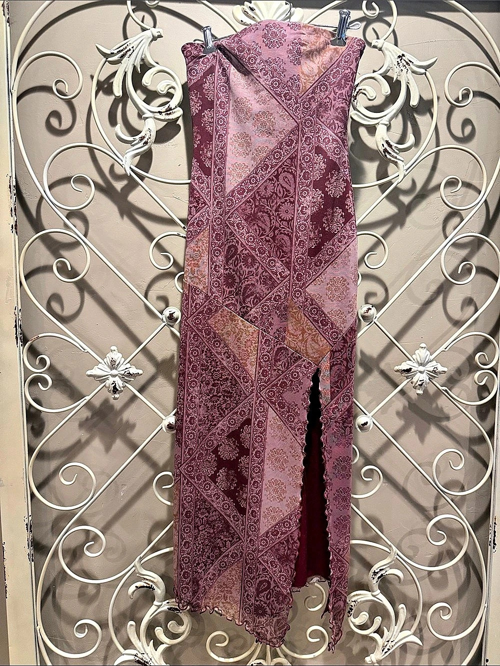 Urban Outfitters UO Paisley Mesh Maxi Skirt Printed Maxi Dress Size Small NWT